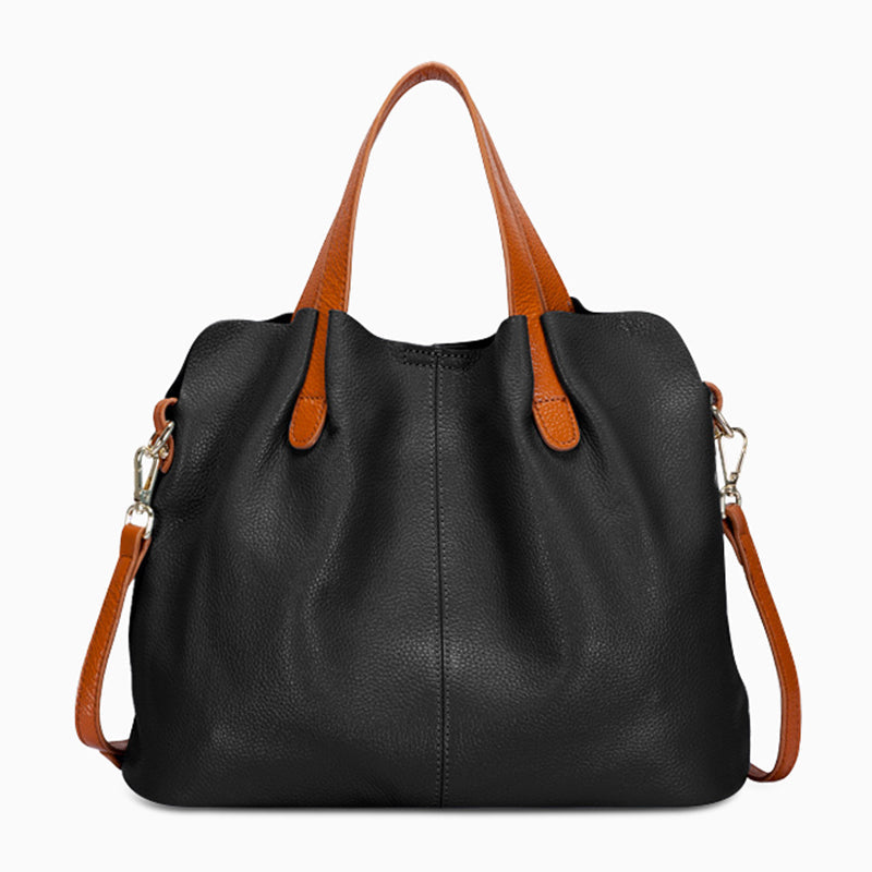 Ollie Genuine Leather Messenger Bag for Men and Women, Crossbody Shoulder Bag