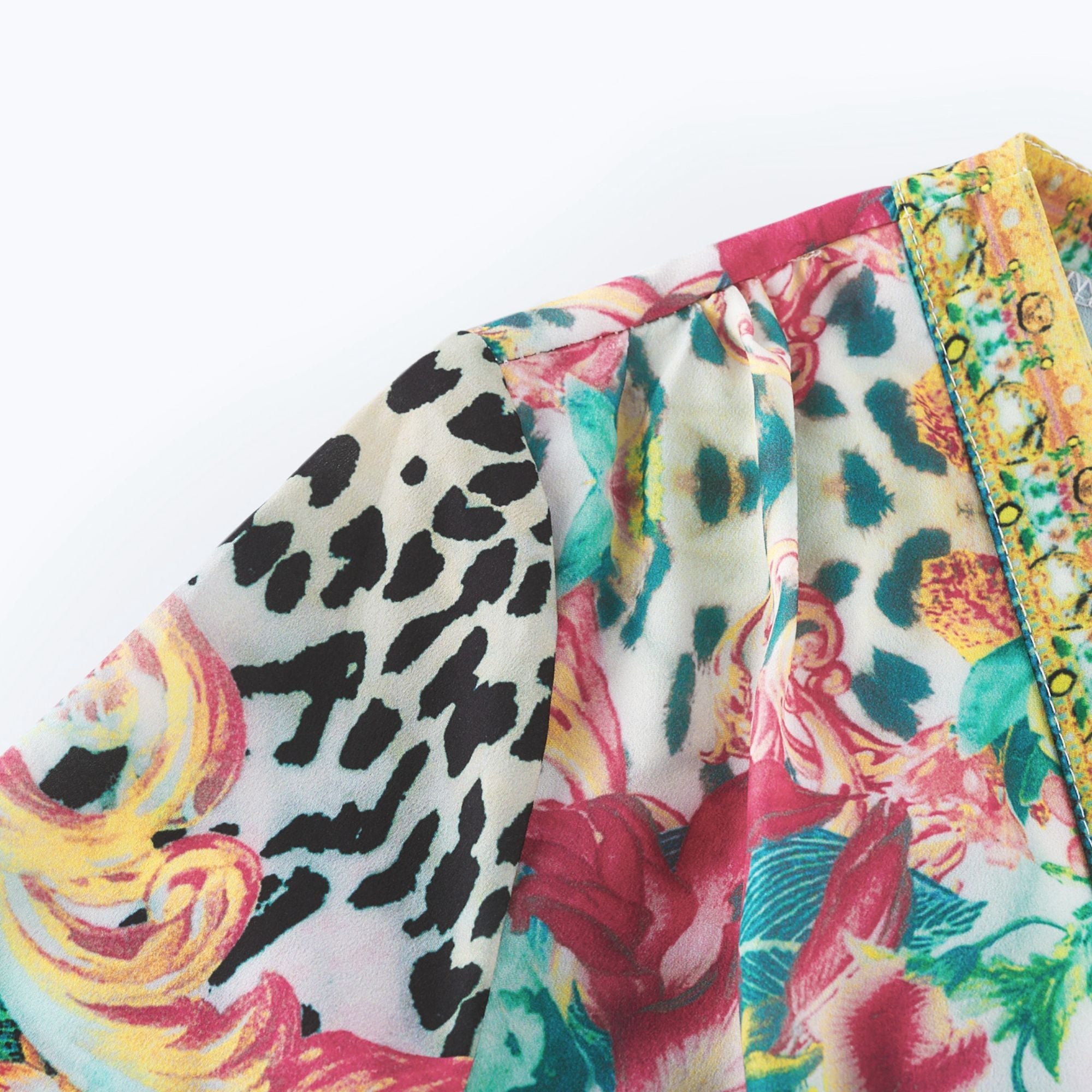 Elegant Cassandra Graphic Print Maxi Dress - Bohemian Flowy A-Line Summer Style