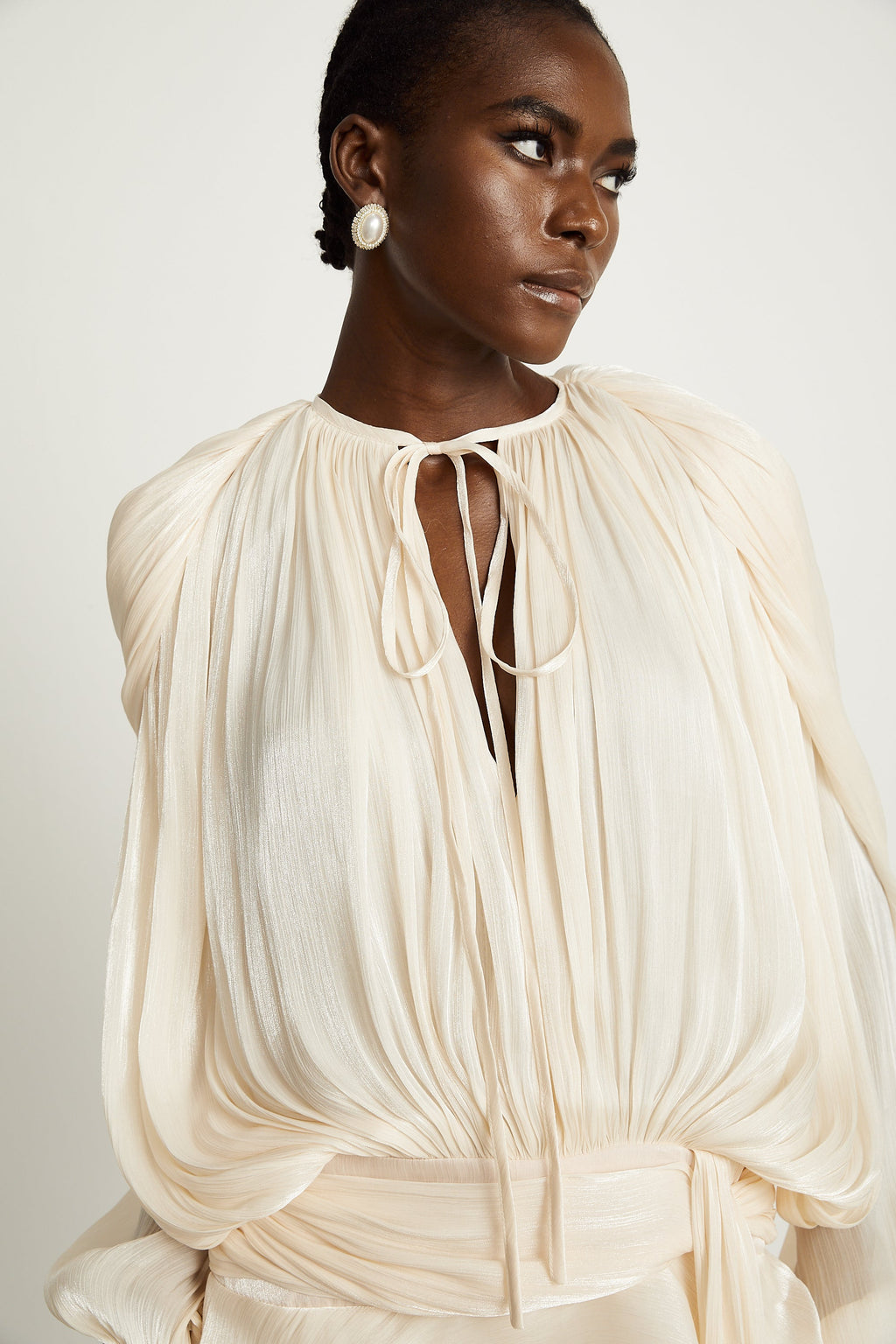 Elegant Pleated Ruffled Mini Dress: Chic, Flowy, and Playfully Stylish