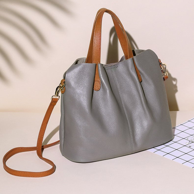 Ollie Genuine Leather Messenger Bag for Men and Women, Crossbody Shoulder Bag
