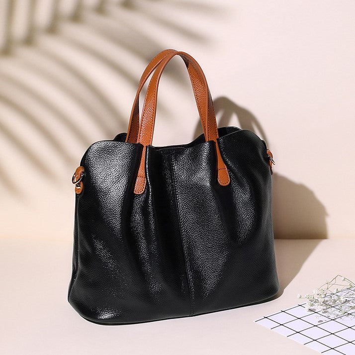 Ollie Genuine Leather Messenger Bag for Men and Women, Crossbody Shoulder Bag