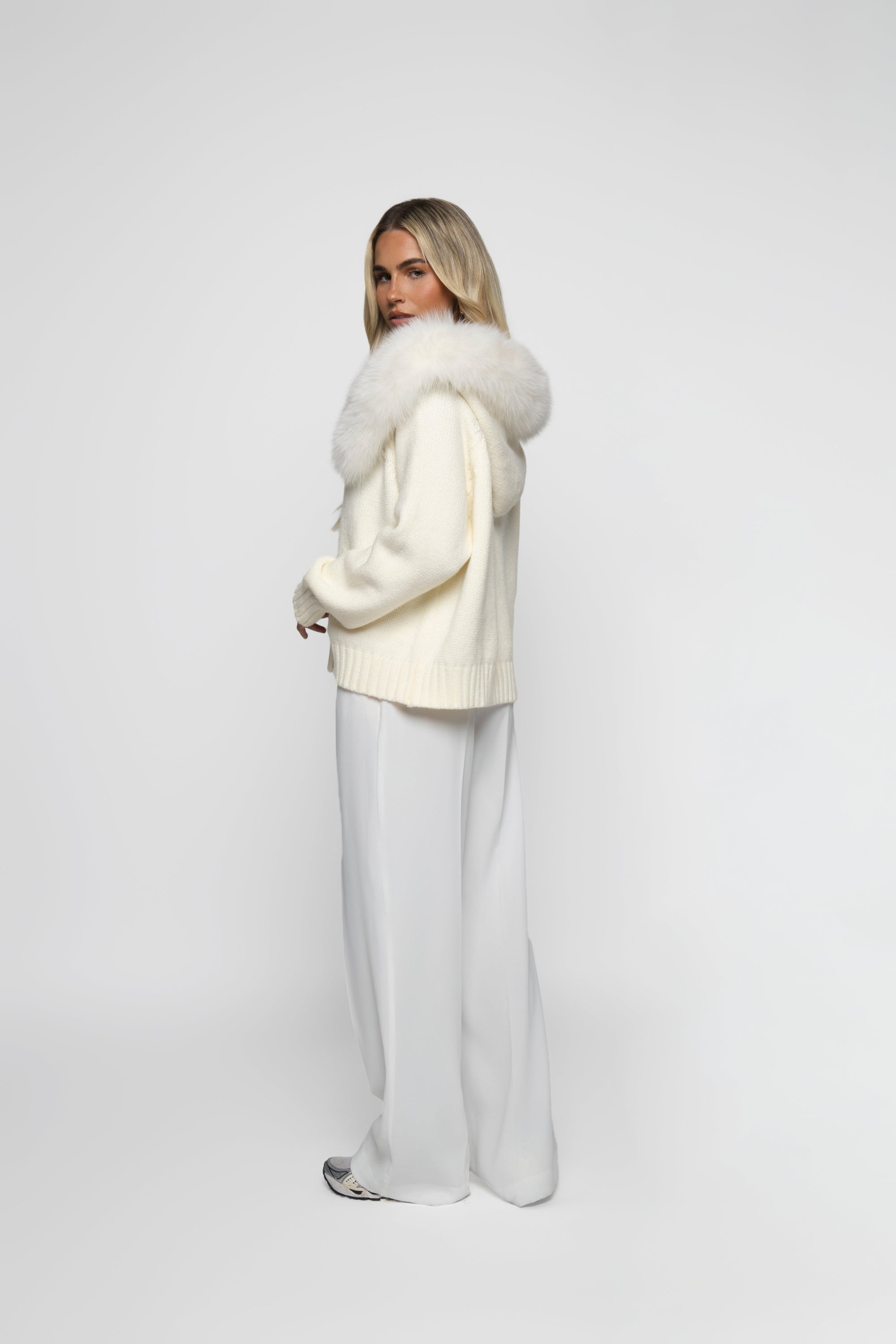 MAIA Monaco Women's Elegant Luxury Tailored Winter Jacket