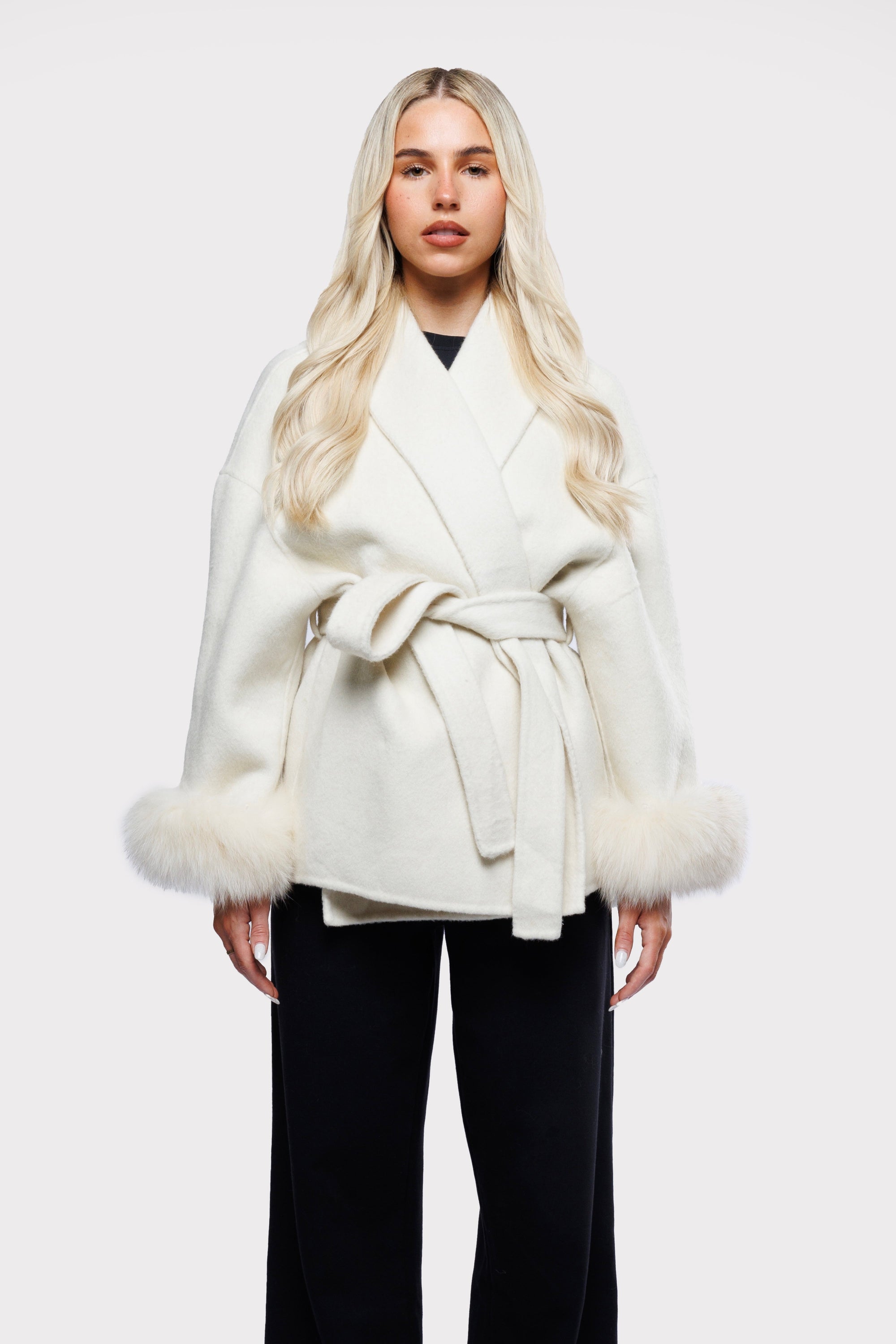 MAIA Mayfair Luxury Cashmere Blend Women's Jacket Elegant Fit