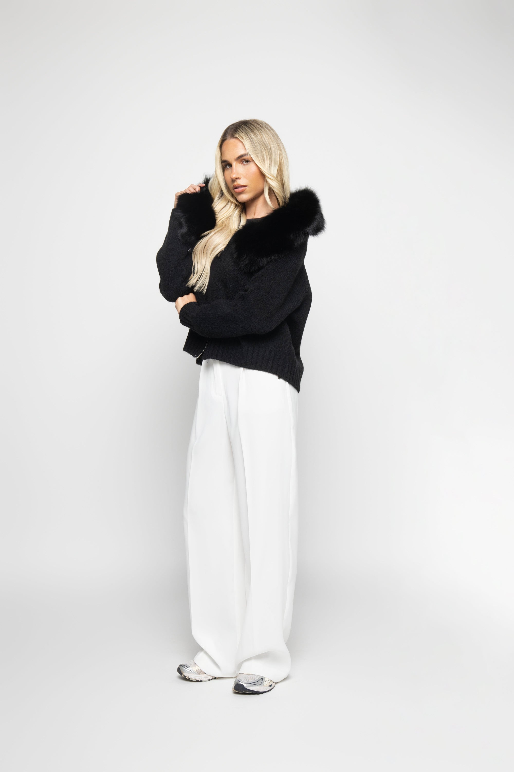 MAIA Geneva Luxury Handcrafted Wool Coat Size S‑M to M‑L