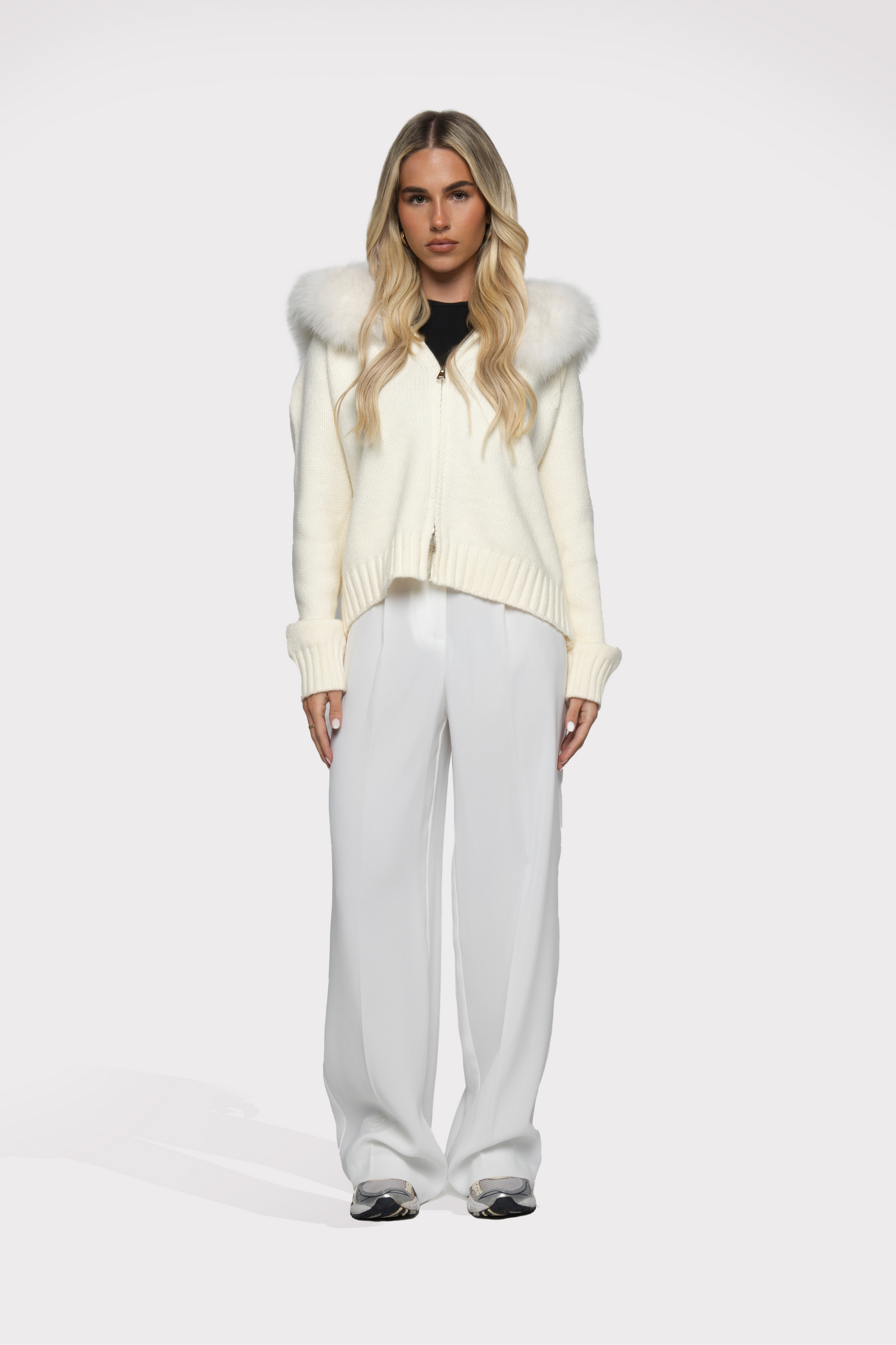 MAIA Monaco Women's Elegant Luxury Tailored Winter Jacket