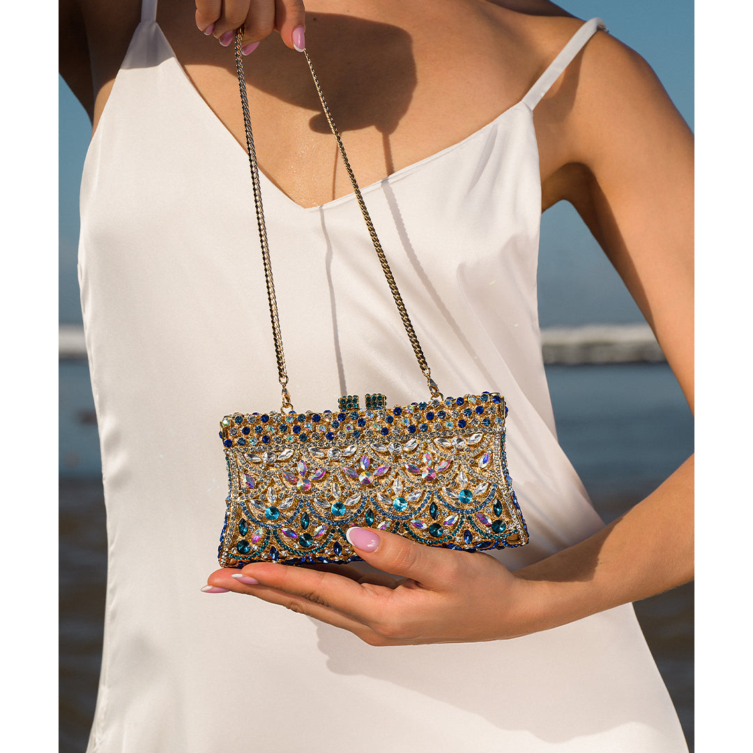 Aubrielle Diamond Clutch