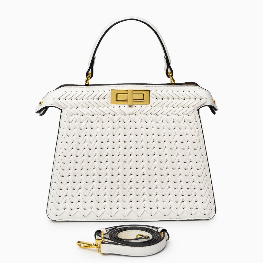 Woven Handbag Brown Dionne