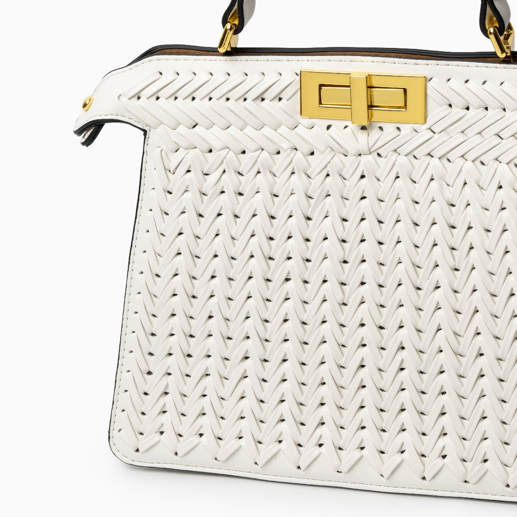 Woven Handbag Brown Dionne