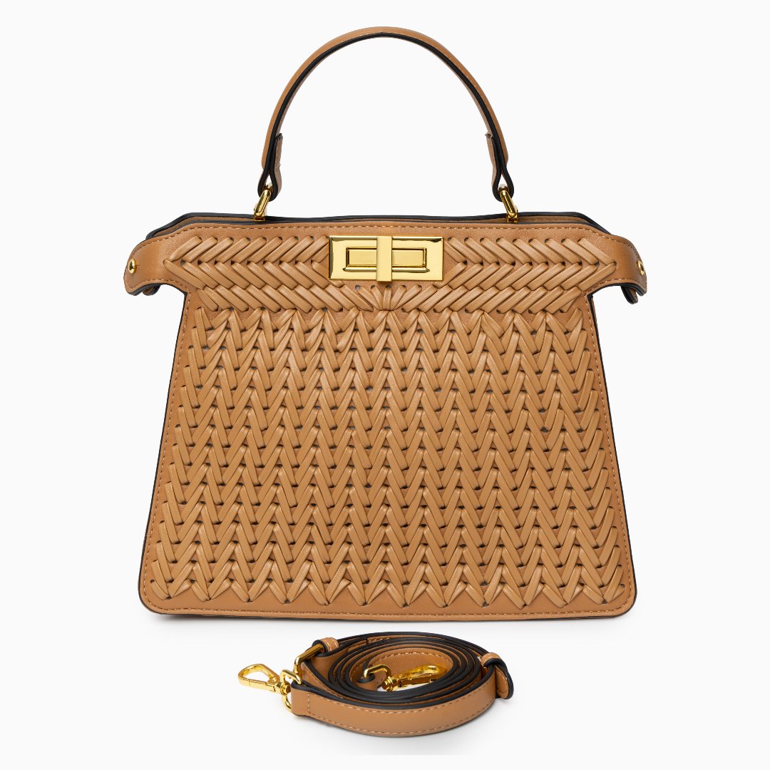 Woven Handbag Brown Dionne