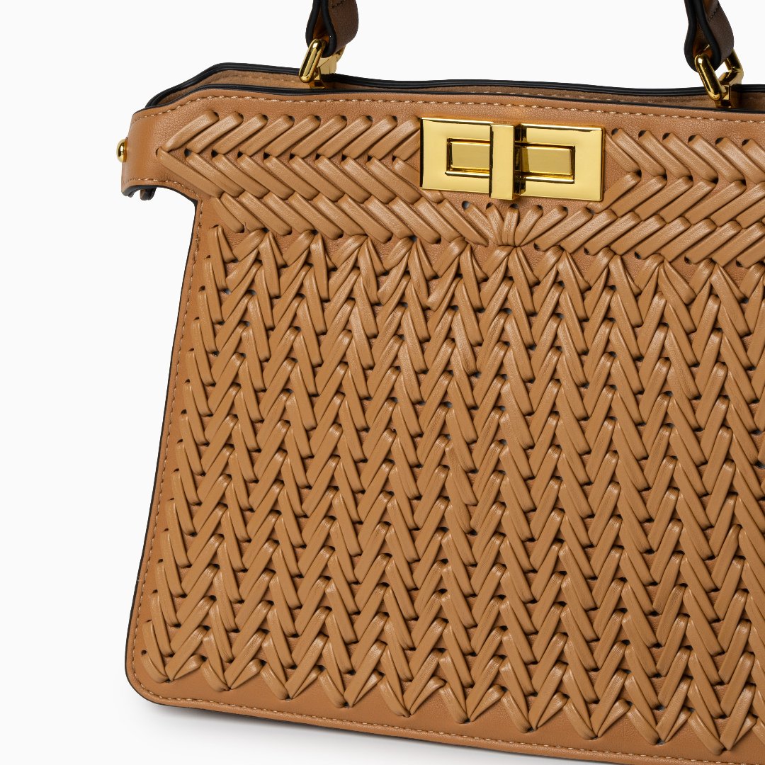 Woven Handbag Brown Dionne