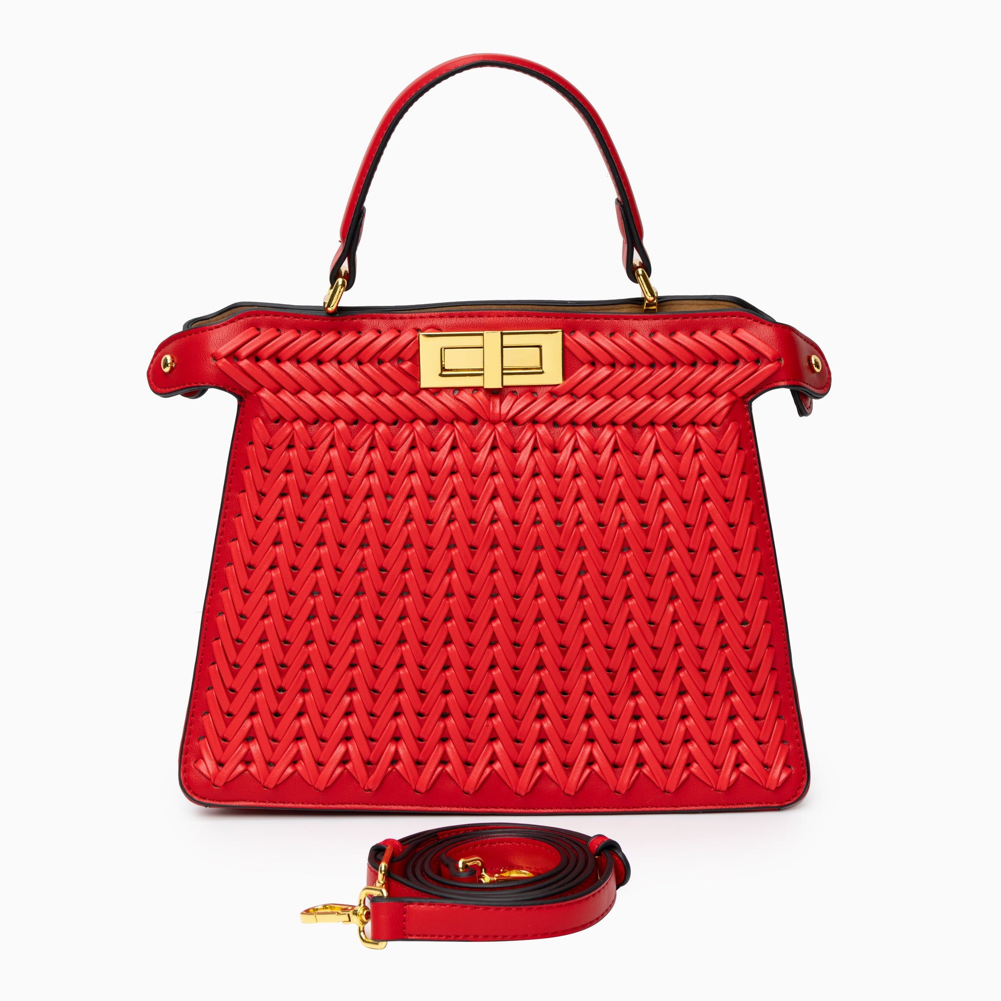Woven Handbag Brown Dionne