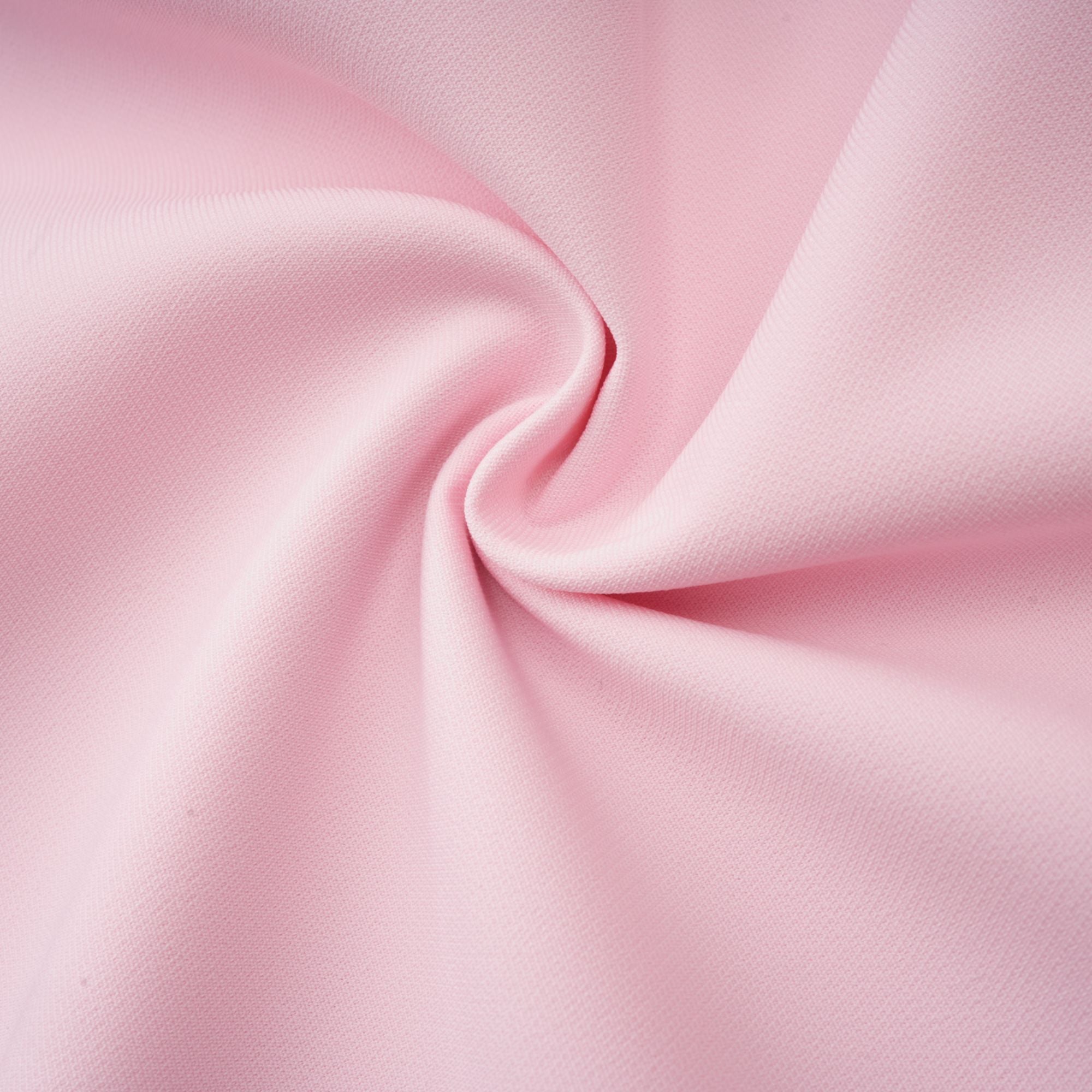 Elegant Pink Crystal-Accented Bow Midi Dress: Chic Terylene Flared Style