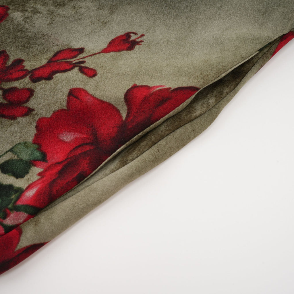 Elegant Floral V-Neck Midi Dress for Women: Perfect Summer Style