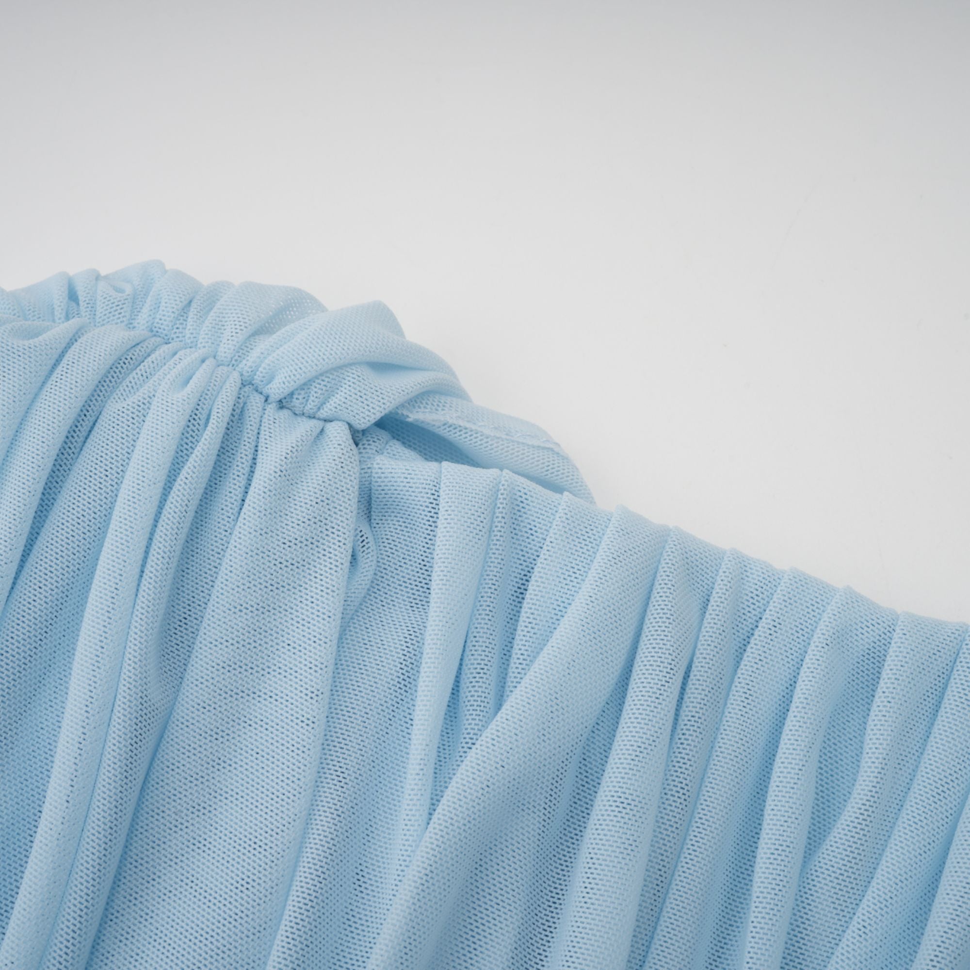 Elegant Catherine Blue Asymmetrical Pleated Maxi Dress for Women