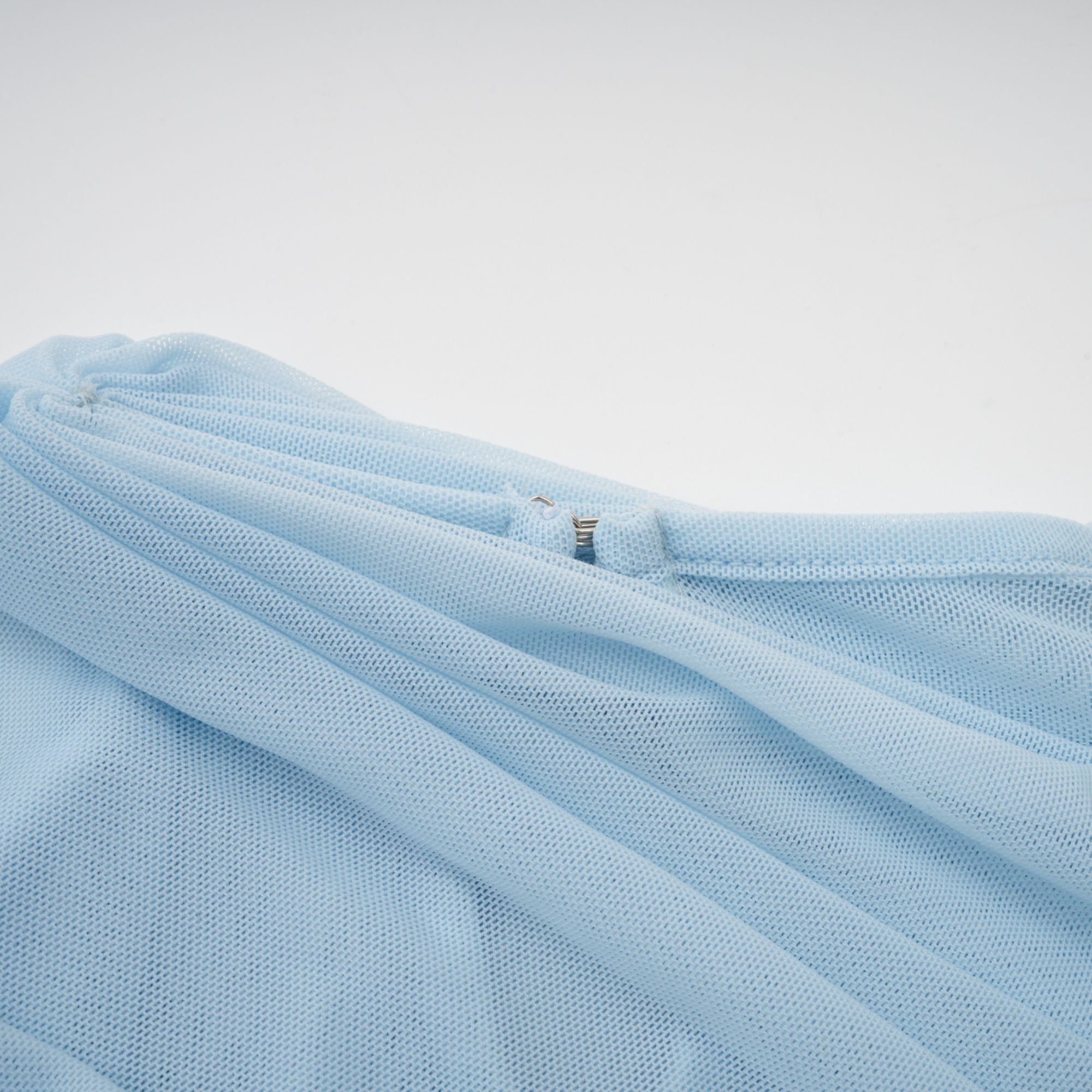 Elegant Catherine Blue Asymmetrical Pleated Maxi Dress for Women