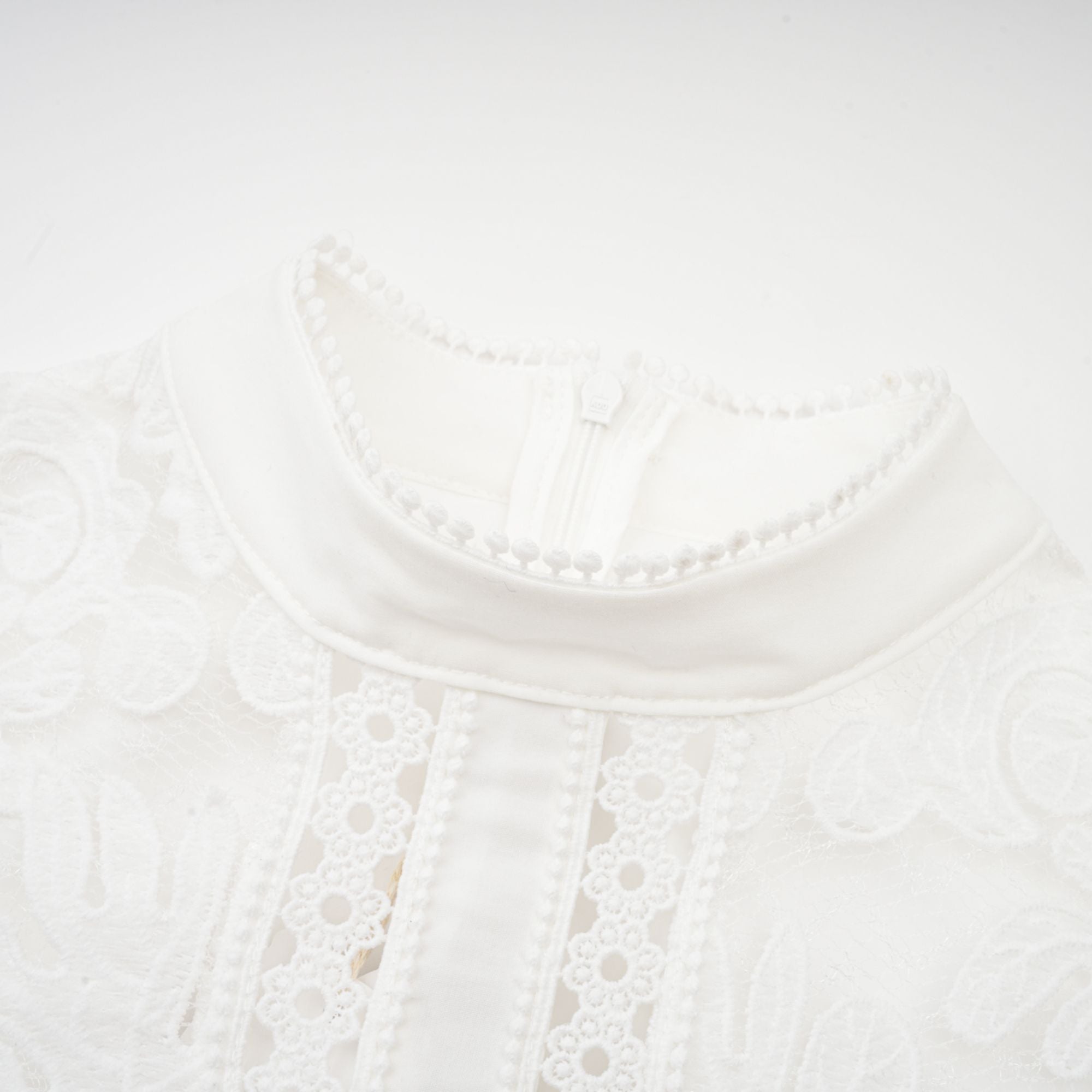 Elegant White Panelled Embroidery Midi Dress - Perfect for Every Occasion