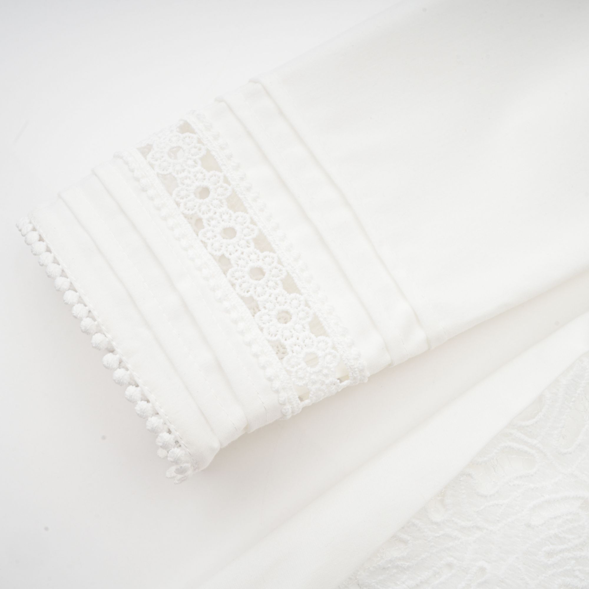 Elegant White Panelled Embroidery Midi Dress - Perfect for Every Occasion