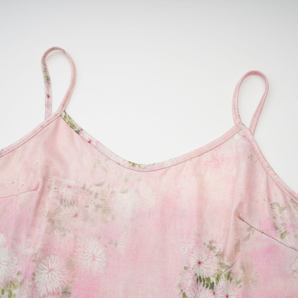 Elegant Narcisse Pink Embellished Floral Print Midi Dress for Women