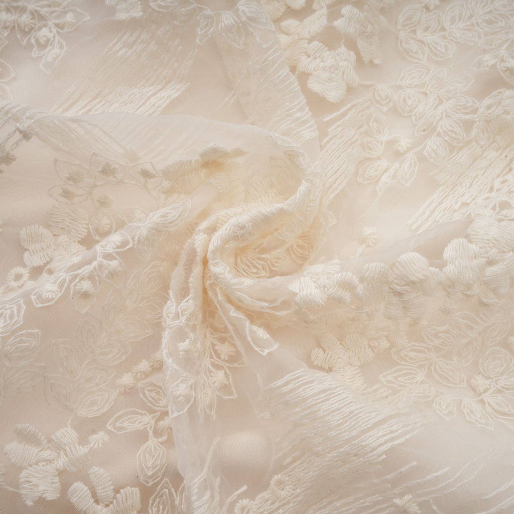 Elegant Neutral Lace Embroidery Midi Dress: Exquisite Design, Perfect Fit, Versatile Style