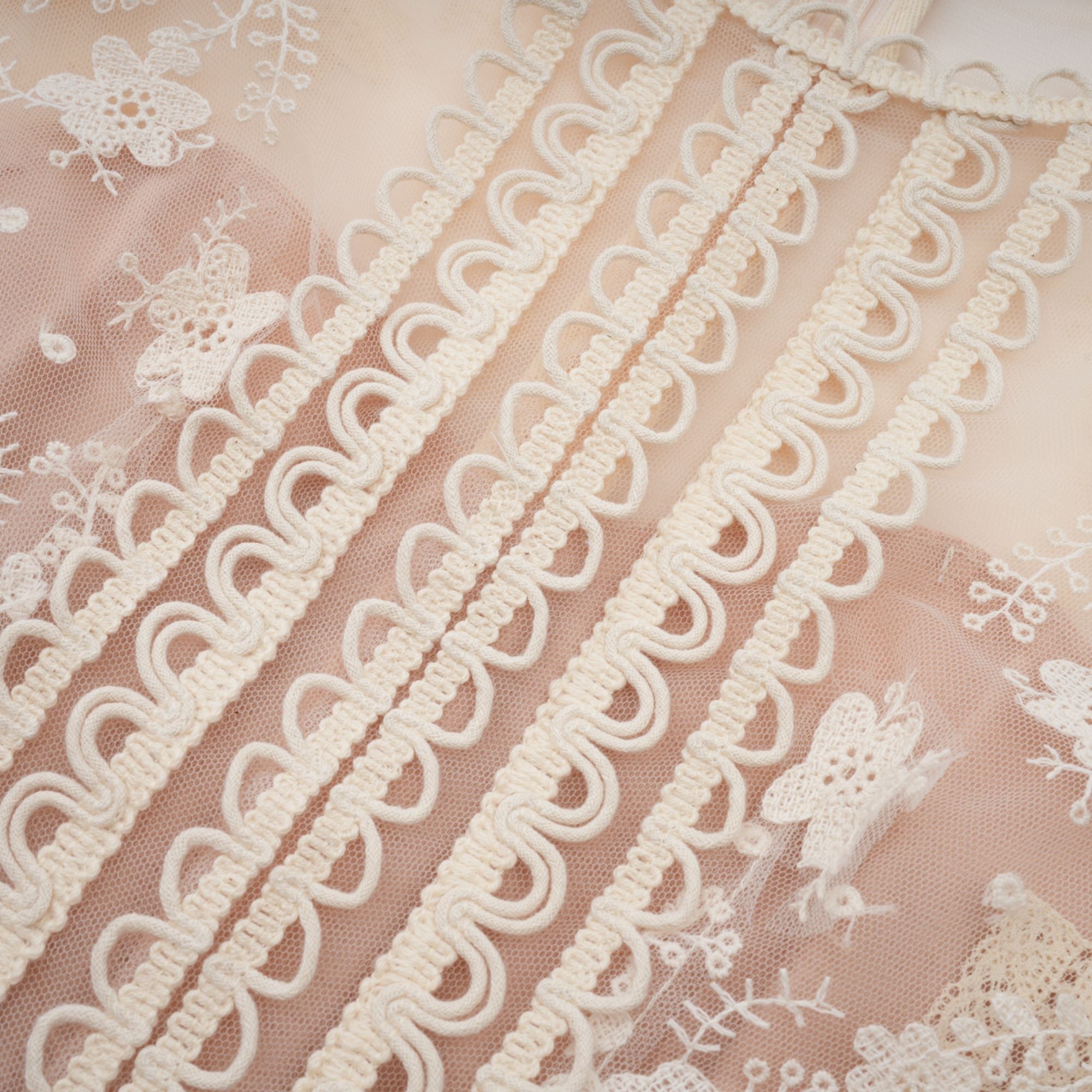 Fleur Floral Embroidered Lace Midi Dress Elegant Sheer Mesh Party Gown
