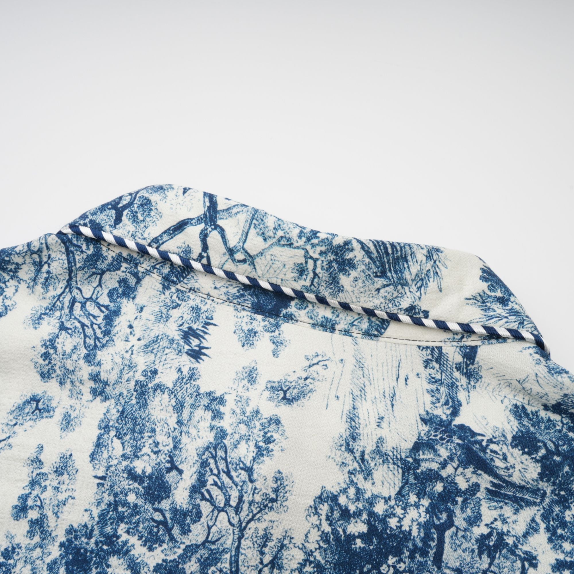 Adelaide Blue Graphic Print Midi Dress - Elegant, Flowy, and Comfortable