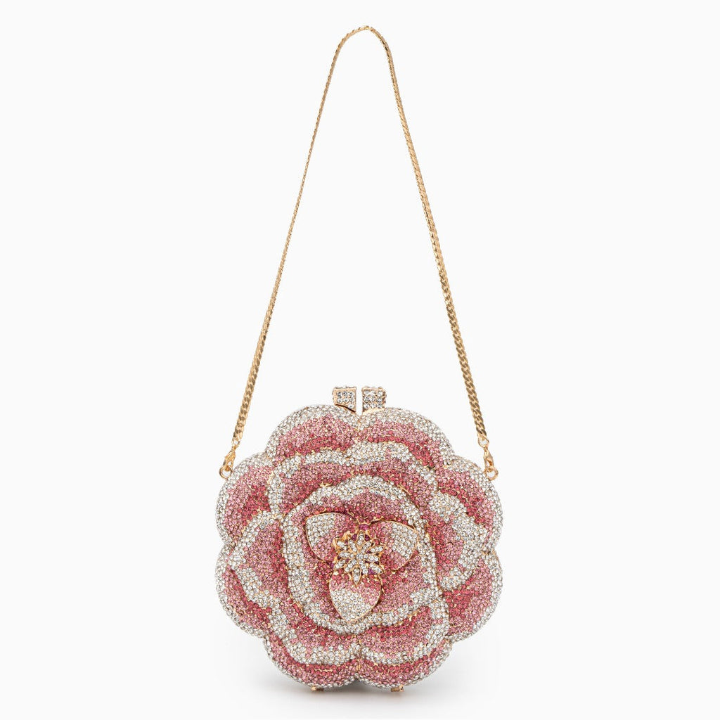 Pink Floral Clutch
