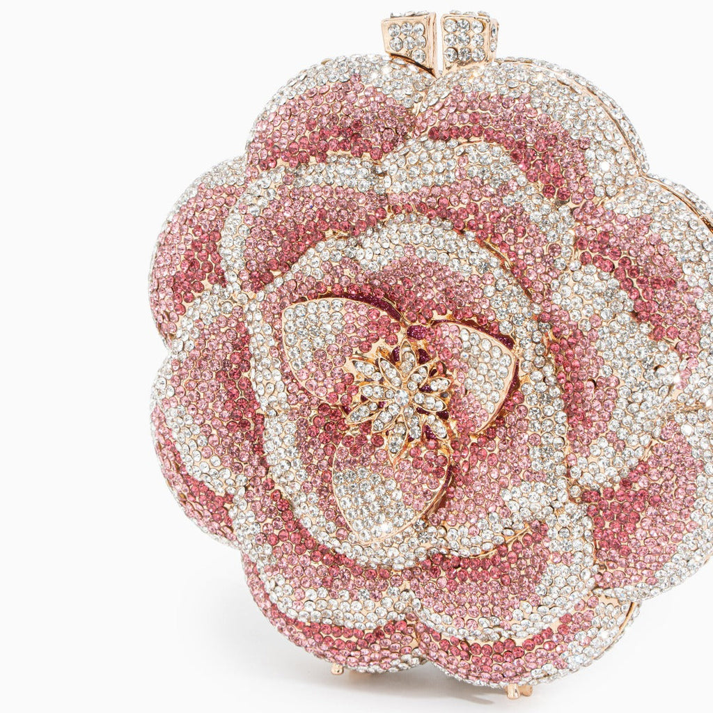Pink Floral Clutch