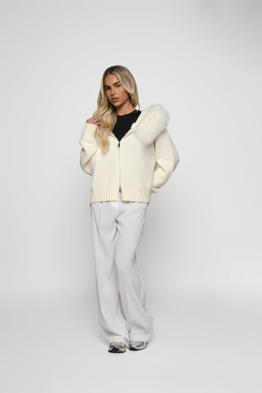 MAIA Monaco Women's Elegant Luxury Tailored Winter Jacket
