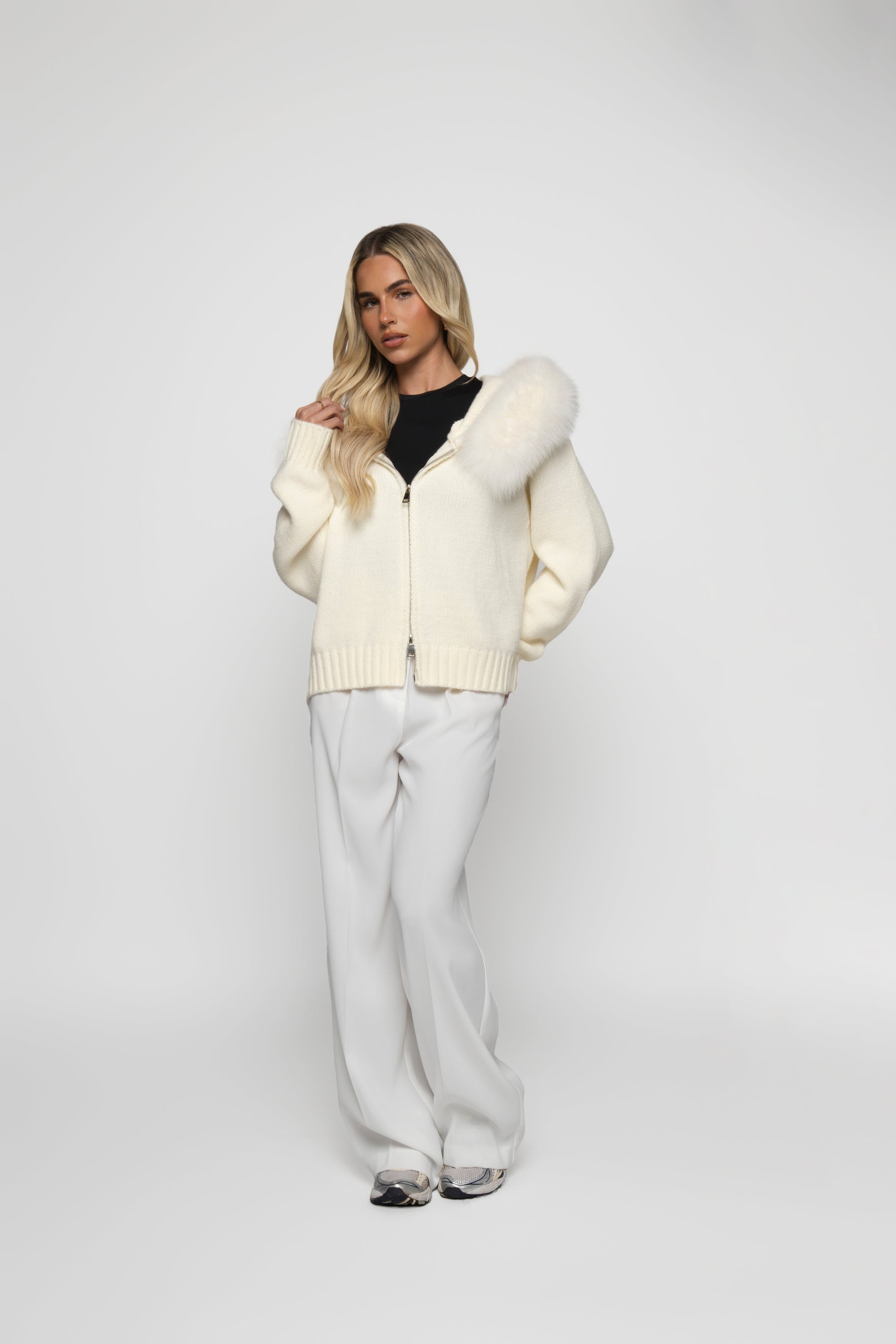 MAIA Monaco Women's Elegant Luxury Tailored Winter Jacket