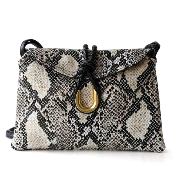 Braided Closure Crossbody Bag: Elegant Leather Handbag for Stylish Everyday Use
