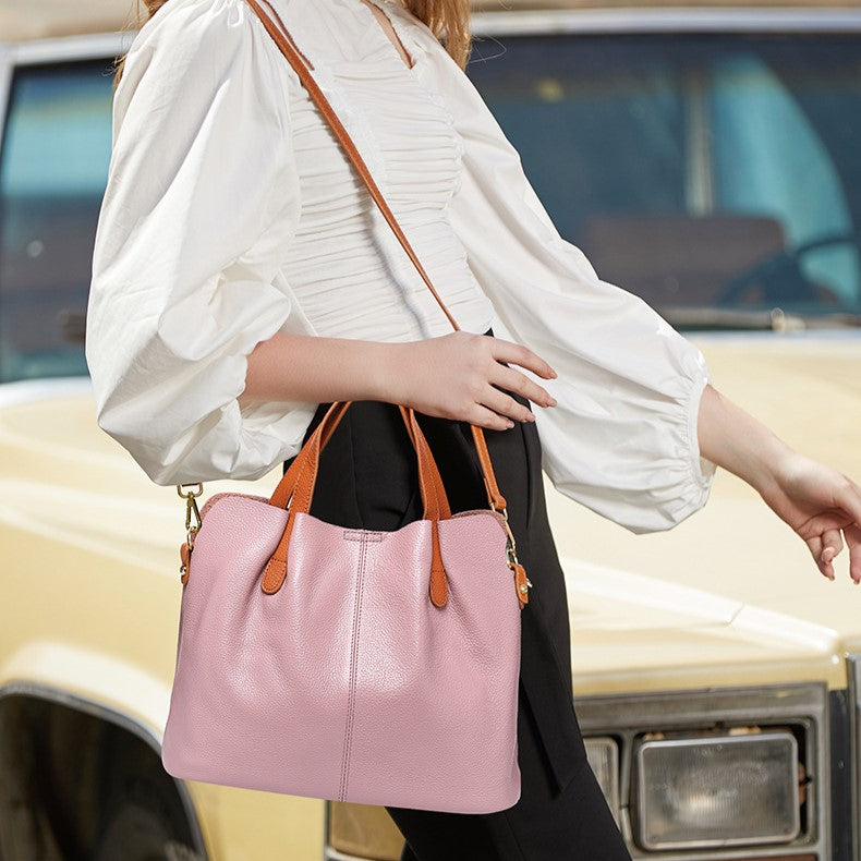 Ollie Genuine Leather Messenger Bag for Men and Women, Crossbody Shoulder Bag