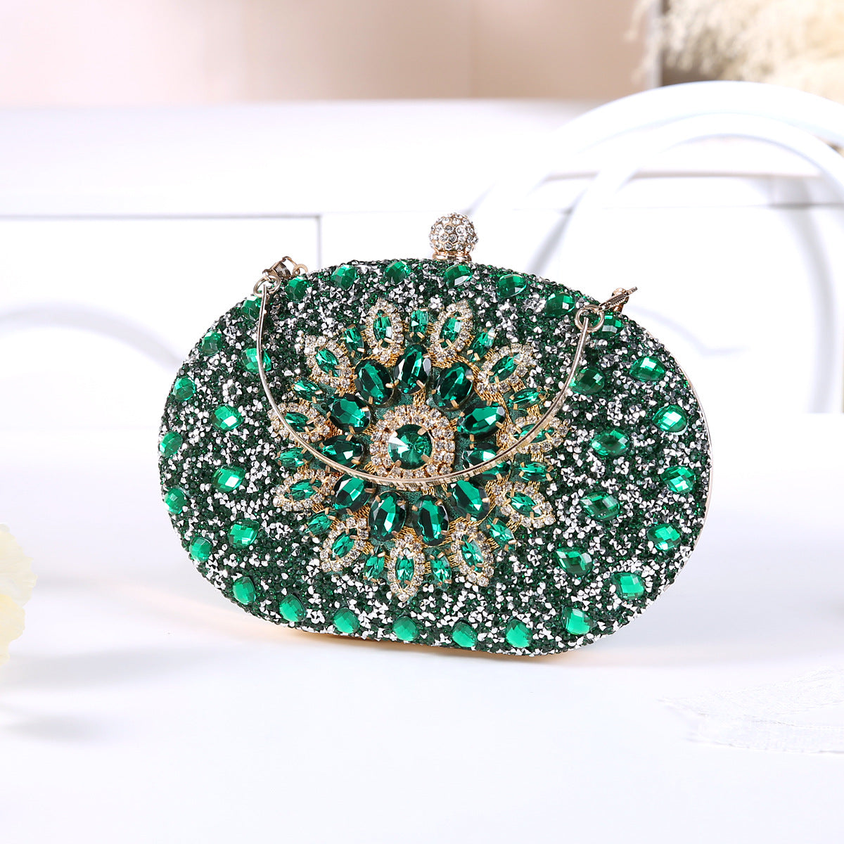 Diamond Clutch Handbag