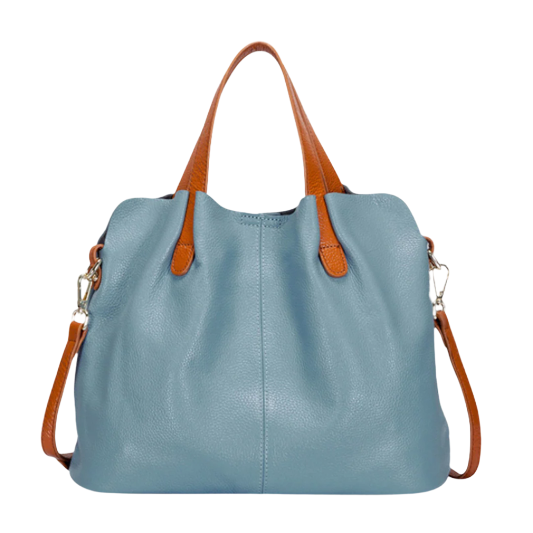 Ollie Genuine Leather Messenger Bag for Men and Women, Crossbody Shoulder Bag
