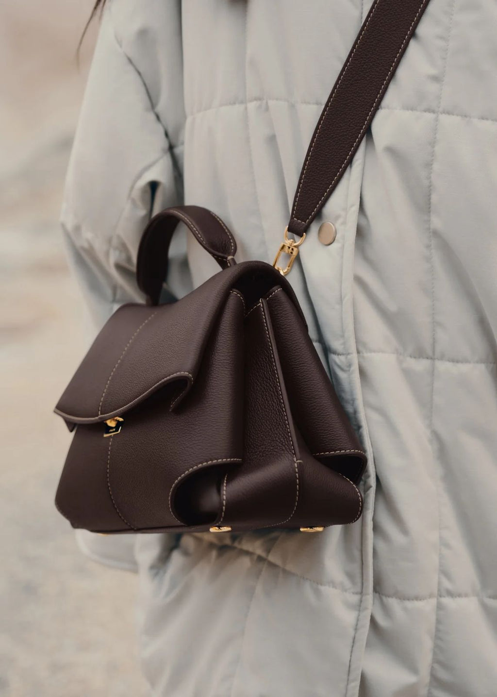 Sora Handbag Ebony